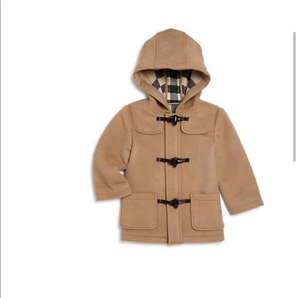 Burberry Baby Boy's &Little Boy's Wool Duffle Coat - Picture 2 of 16
